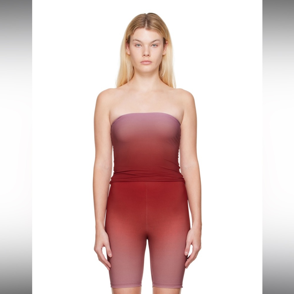 LIDO Burgundy Bandeau Camisole- XS